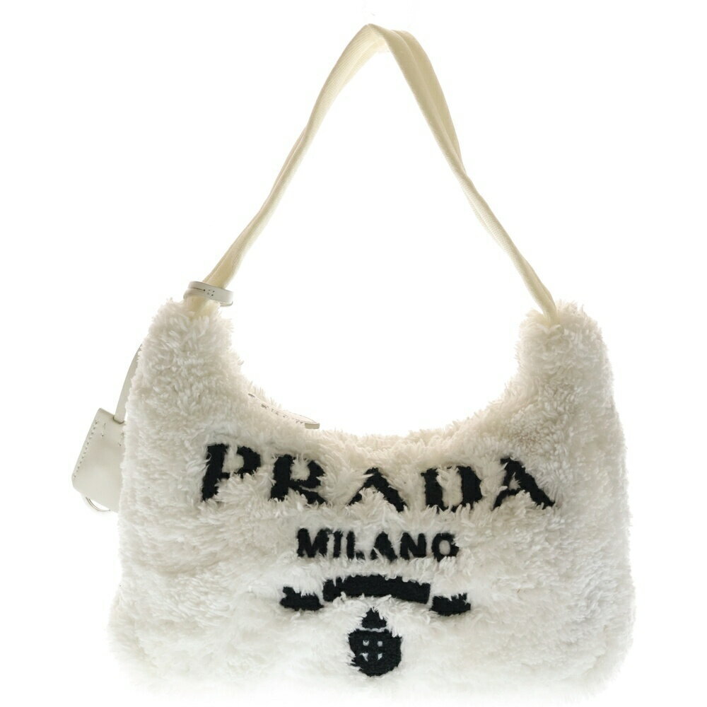 PRADA Edition Shoulder Bag White Fur - Picture 1 of 6